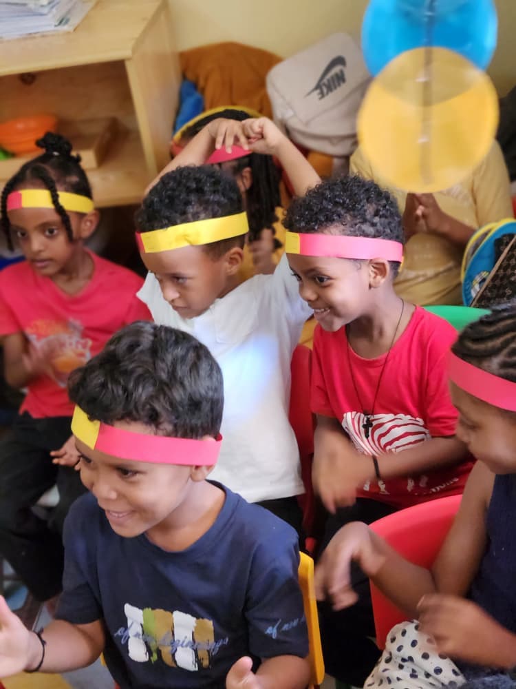 Children enjoying the Uganda Independence Day activities together